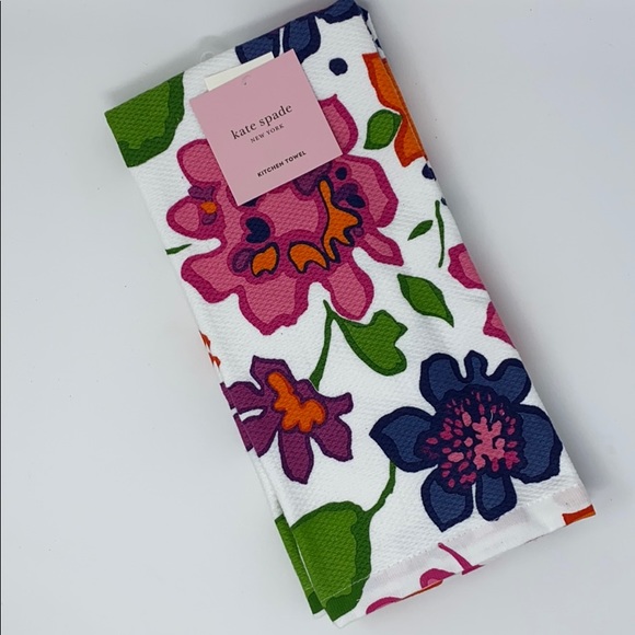 kate spade Other - ♠️2 pack Kate Spade festive floral kitchen towels